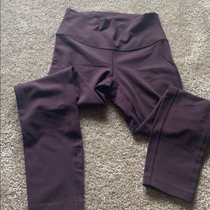 Purple lululemon leggings size 6